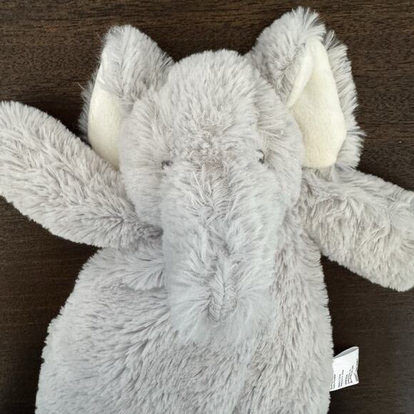 Elegant Baby Lucky the Elephant Snuggler Plush Security Blanket Stuffed Animal - Picture 8 of 16